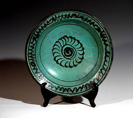 A Nishapur Pottery Plate, Iran, 10th Century